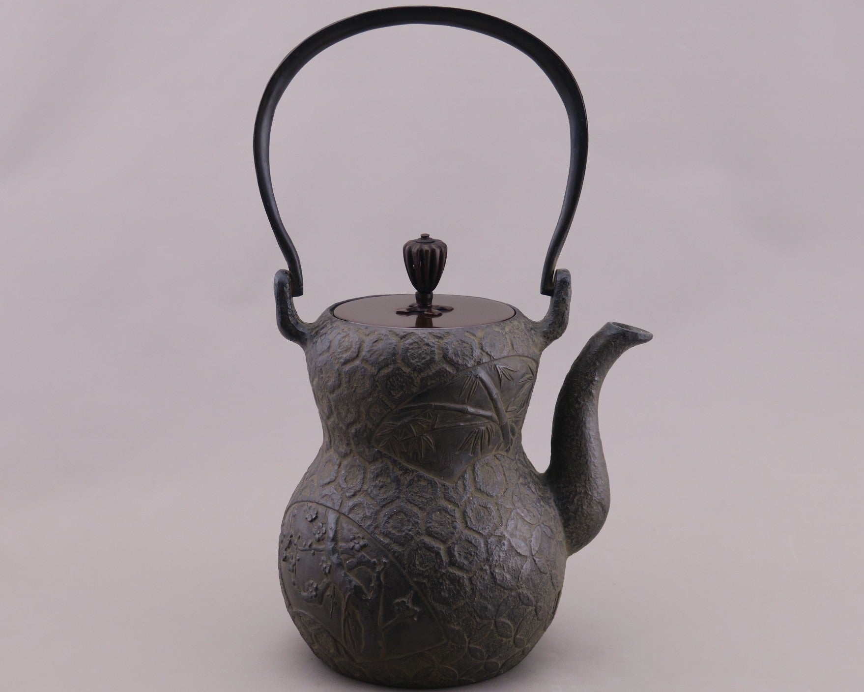 静岡】487R 金屋五郎三郎 御所形 火鉢 箱付 手焙り 約5kg 画像 【公式