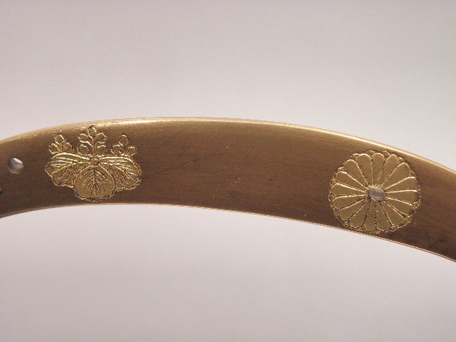 小鉄瓶 四方 D-1扇面 弦 黒菊桐 (赤菊桐)