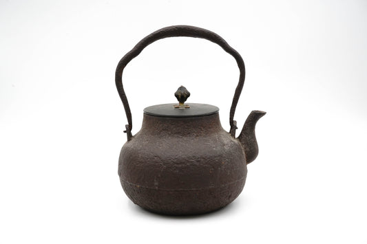 "Takichi Kanamori Crane-shaped iron kettle"