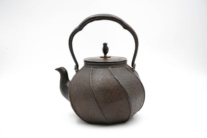 银祥堂 蜡模 七宝绹纹铁壶