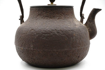 "Takichi Kanamori Crane-shaped iron kettle"