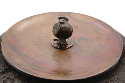 "Sahei Kanamori Large auditorium-shaped iron kettle"