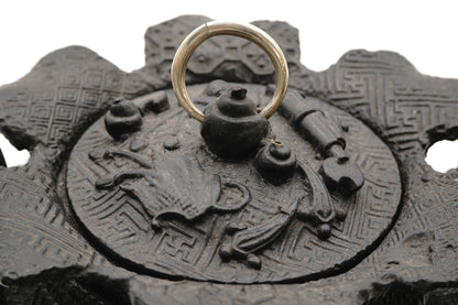 "Ookuni copy Treasure bag-shaped iron kettle"