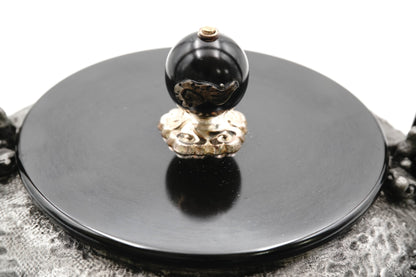 "Kibundo copy Eight Views of the Ancient City: Iron Sand Kettle"""