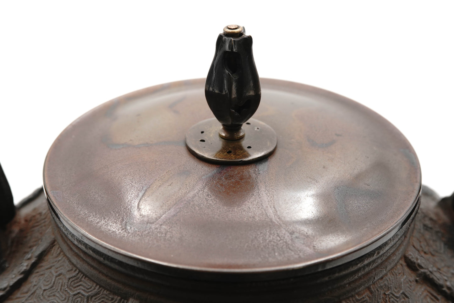 银祥堂 蜡模 七宝绹纹铁壶