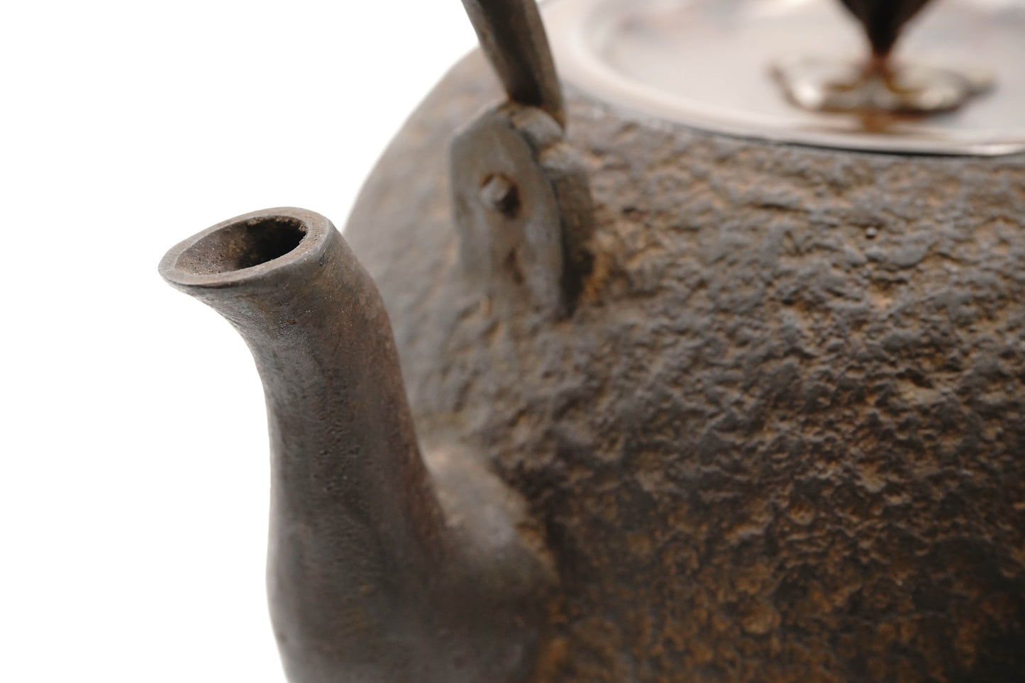 龙文堂仿　荒肌小丸铁壶