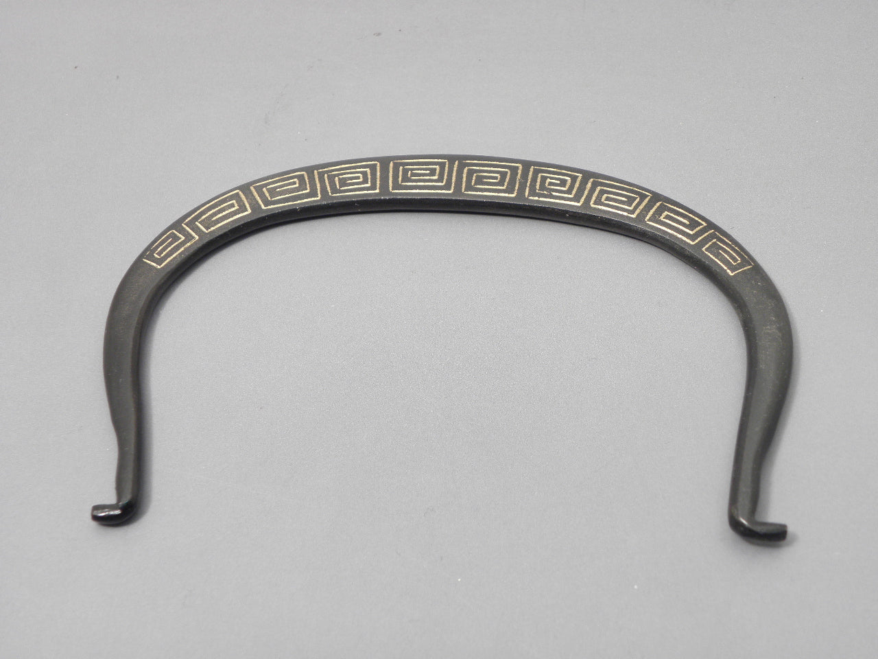 小鉄瓶　四方 D-1扇面 弦 黒雷門（赤雷門）