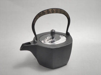 六角 D-22波濤（黒銀） 弦 黒雷門 (朱雷門)