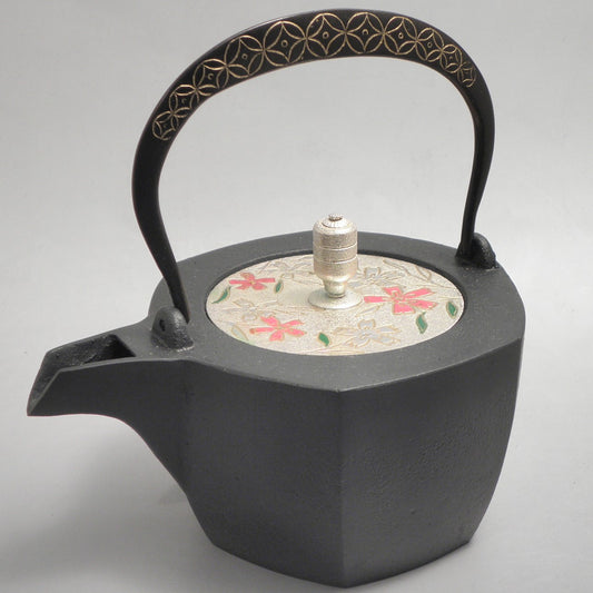六角 蓋 撫子 弦 黒七宝 (朱七宝)