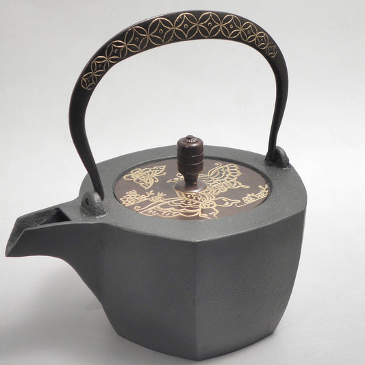 六角 D-6蝶 弦 黒七宝 (朱七宝)