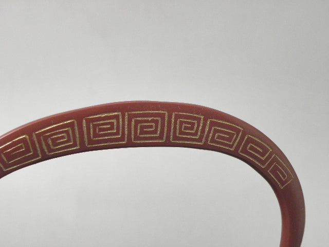 小鉄瓶　四方 D-1扇面 弦 黒雷門（赤雷門）