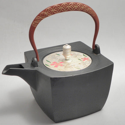 四方 蓋 撫子 弦 黒七宝 (朱七宝)