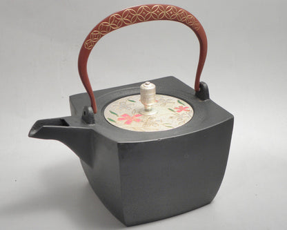 四方 蓋 撫子 弦 黒七宝 (朱七宝)
