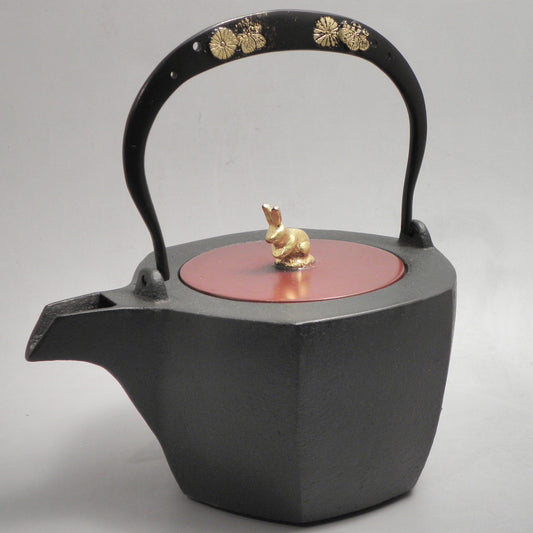 六角 D-23うさぎ摘 弦  黒菊桐 (朱菊桐)