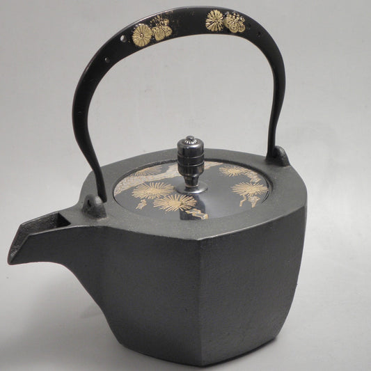 六角 蓋 黒唐松 弦 黒菊桐 (朱菊桐)